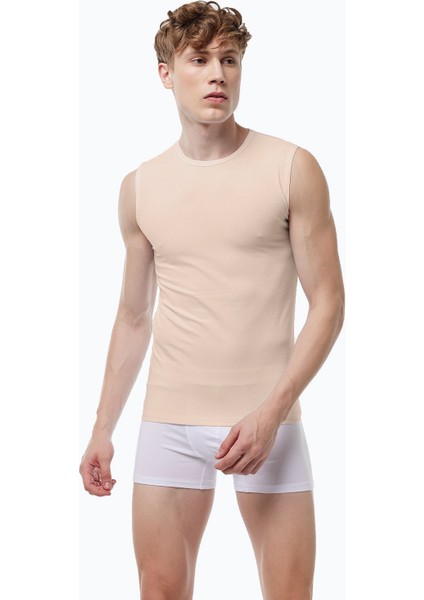 007 Erkek Sıfır Yaka Iz Yapmayan Modal Kolsuz Lycralı Atlet modelleri
