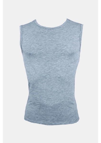 007 Erkek Sıfır Yaka Iz Yapmayan Modal Kolsuz Lycralı Atlet