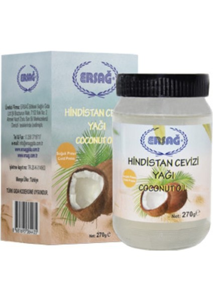 Hindistan Cevizi Yağı 270 Gr.