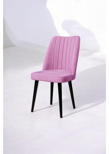 Soho Kumaşlı, Ahşap Ayaklı Şık ve Modern Polo Sandalye