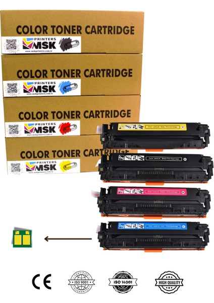 I-Sensys LBP-611CN Toner Seti Tüm Renkler