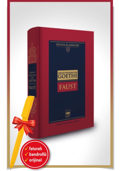 Faust (Ciltli) + Alfa Kalem - Johann Wolfgang von Goethe