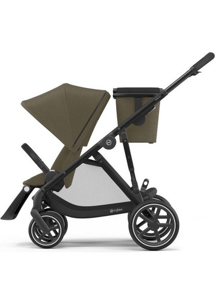 Gazelle S (Black Şasi) Ikiz Bebek Arabası (Classic Beige)