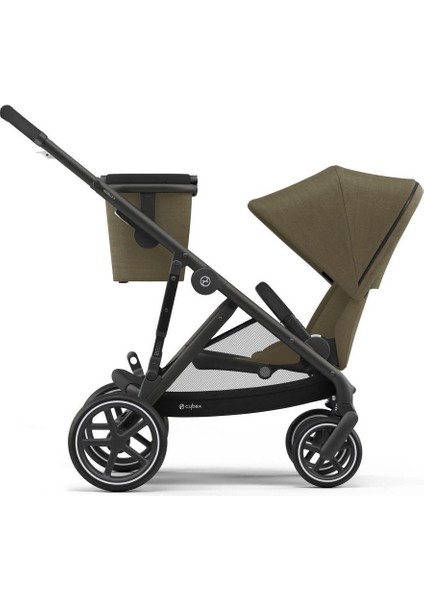 Gazelle S (Black Şasi) Ikiz Bebek Arabası (Classic Beige)