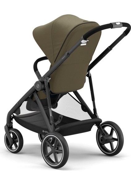 Gazelle S (Black Şasi) Ikiz Bebek Arabası (Classic Beige)