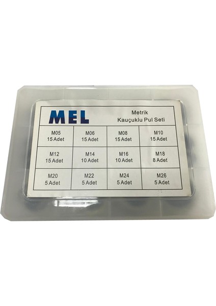 Kauçuk Box-A Metrık Bonded Seal Kıt