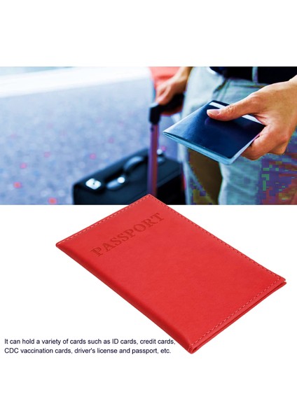 Pasaport Kılıfı - Pasaport Cüzdanı - Pasaport Koruma Kabı - Pasaport Koruyucu - Pasaportluk - Travel Wallet 1 Adet
