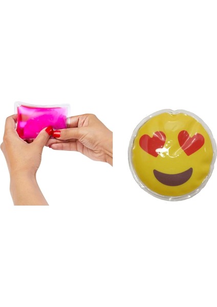 Emoji Şekilli Cep Sobası,el Isıtıcı,sıcak Su Torbası Pvc 9cm
