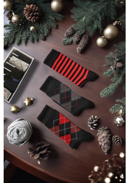 7'li Desenli Pamuklu Çorap Seti fiyatları