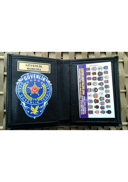 Özel Güvenlik Rozetli Cüzdanı Sadece Özel Güvenlik Görevlisi Sipariş Verebilir