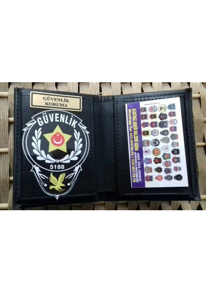 Özel Güvenlik Rozetli Cüzdanı Sadece Özel Güvenlik Görevlisi Sipariş Verebilir