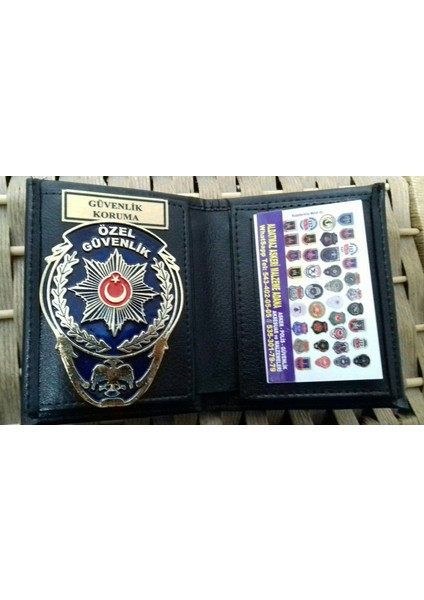 Özel Güvenlik Rozetli Cüzdanı Sadece Özel Güvenlik Görevlisi Sipariş Verebilir