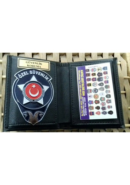 Özel Güvenlik Rozetli Cüzdanı Sadece Özel Güvenlik Görevlisi Sipariş Verebilir