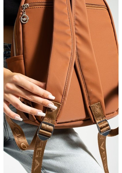 Saten Kumaş Kadın Sırt Çantası 38*28 cm Yağmur Itici Kumaş Mega Bag Günlük Kullanıma Uygun fiyatları