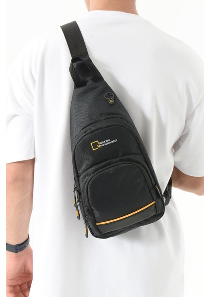 Body Bag Çanta Erkek Göğüs Sırt Çantası Fonksiyonel Kullanım Badybag 27*15 cm Paraşüt Kumaş modelleri