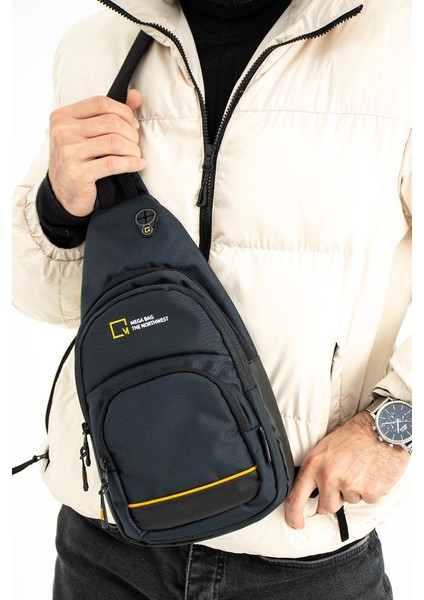 Body Bag Çanta Erkek Göğüs Sırt Çantası Fonksiyonel Kullanım Badybag 27*15 cm Paraşüt Kumaş fırsatları