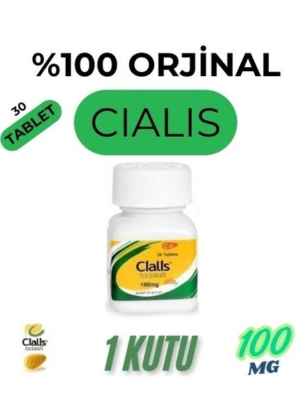 Erkeklere Özel CIALIS100MG 30 Lu