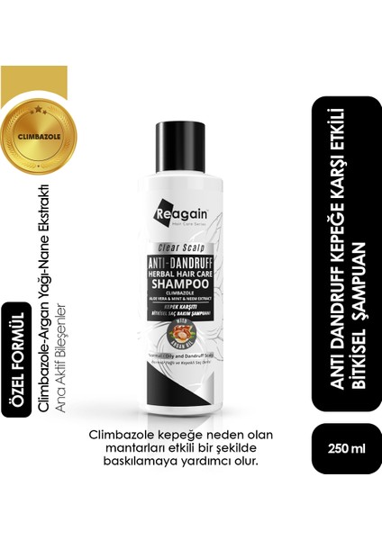 Sülfatsız Doğal Kepek Şampuanı - Normal / Yağlı Ve Kepekli Saç 250 ml