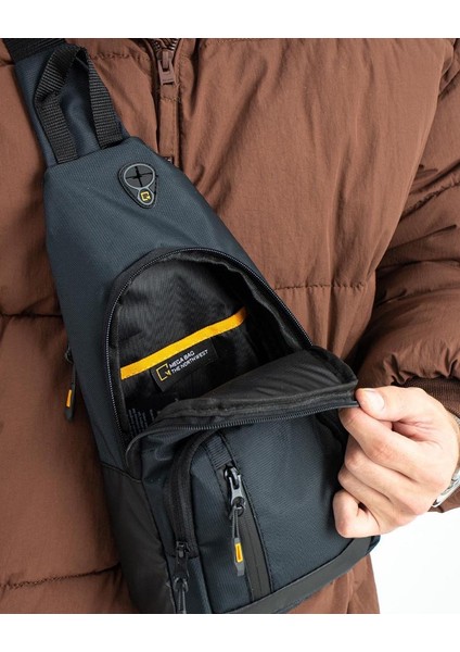 Body Bag Çanta Sırt Çantası Erkek Göğüs Çantası Fonksiyonel Kullanım Badybag 27*15 cm Paraşüt Kumaş indirimleri