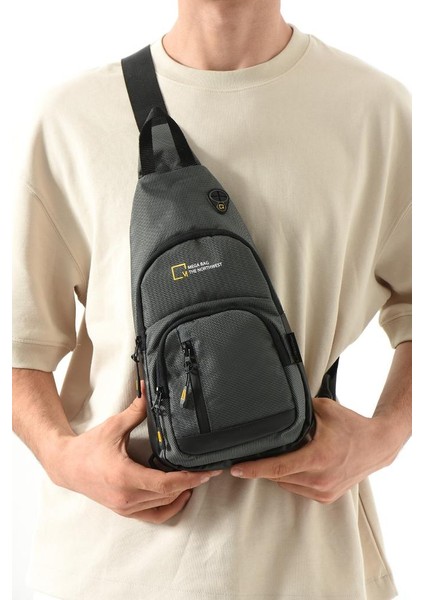 Body Bag Çanta Sırt Çantası Erkek Göğüs Çantası Fonksiyonel Kullanım Badybag 27*15 cm Paraşüt Kumaş