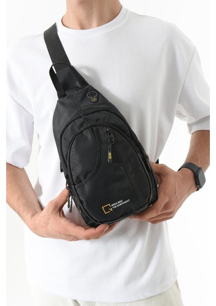Body Bag Çanta 27*15 cm Sırt Çantası Erkek Göğüs Çantası Fonksiyonel Kullanım Badybag
