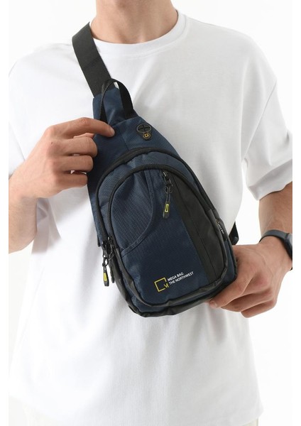 Body Bag Çanta 27*15 cm Sırt Çantası Erkek Göğüs Çantası Fonksiyonel Kullanım Badybag