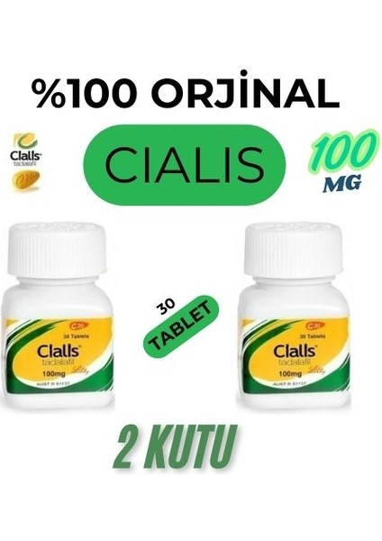 Erkeklere ÖZELCIALIS100MG 2 KUTU