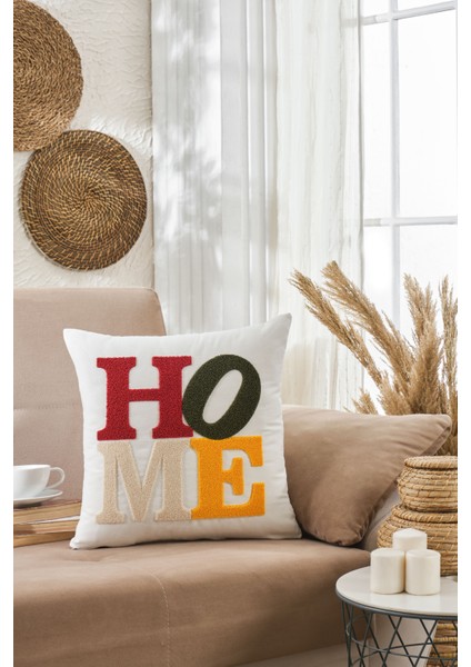 Nakışlı Mix Pamuklu Tekli Kırlent