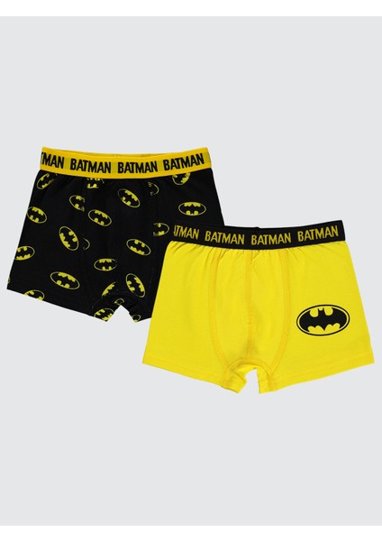 Erkek Çocuk 2'li Boxer Set 2-10 Yaş Sarı