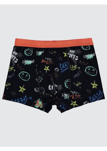 Erkek Çocuk 3'lü Boxer Set 2-10 Yaş Siyah fırsatları