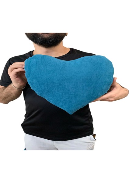 Kalp Yastığı Pamuklu Boncuk Elyaf