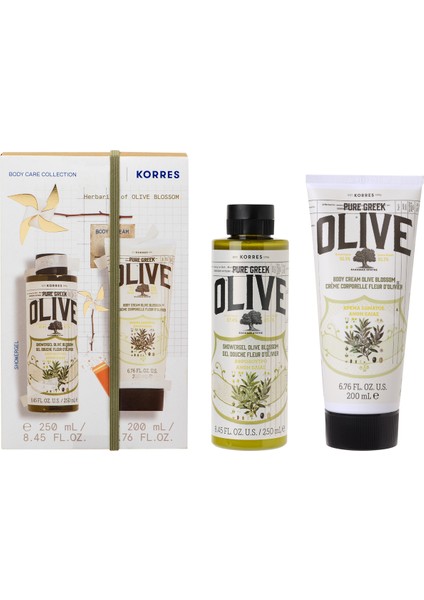 Pure Greek Olive Blossom Shower Gel 250 ml & Body Milk 200ML