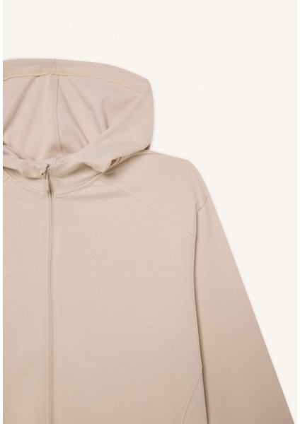 DefactoFit Standart Fit Kapüşonlu Çift Cepli Fermuarlı Sweatshirt D7121AX25SP
