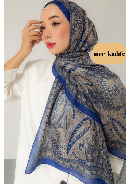 İpeksi Pamuk Etnik Desen Retro Şal