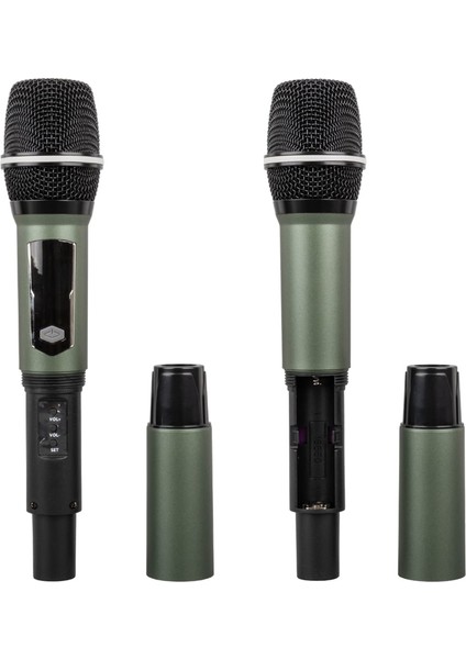 Uhf Ekranlı 1 El Kablosuz Telsiz Mikrofon CP-111 (4738)