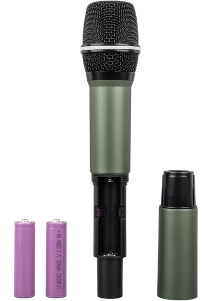 Uhf Ekranlı 1 El Kablosuz Telsiz Mikrofon CP-111 (4738)