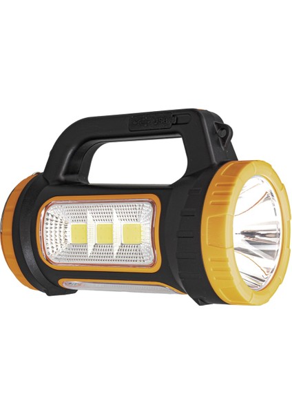 Çok Fonksiyonlu Şarjlı Işıldak El Feneri 3W+15W (4835)