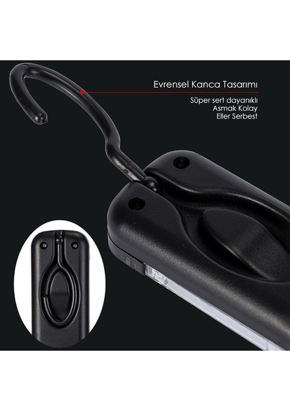 220 Volt 7 Metre Kablolu 100 Ledli Seyyar Çalışma Lambası (4886)