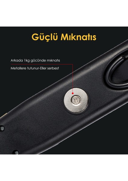 220 Volt 7 Metre Kablolu 100 Ledli Seyyar Çalışma Lambası (4886)