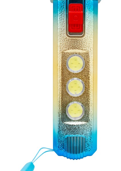 TB33 Plastik 1+3 Ledli Şarjlı El Feneri (4886)
