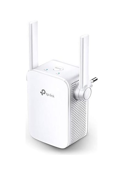 TL-WA855RE, N300 Mbps, 2 Harici Anten ve 1 Ethernet Bağlantı Noktalı Wi-Fi Güçlendirici/hotspot, Access Point Modu, Tüm Wi-Fi Yönlendiriciler ile Çalışır, Wi-Fi 4 Menzil Genişletici