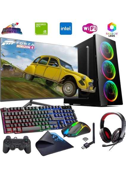 Intel I5 4n 16GB 1tb SSD 4gb GTX1050TI 24" Monitörlü Oyun Bilgisayarı (Gaming Set)