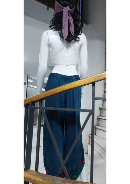 Otantik Nakış İşlemeli Harem Şalvar Pantolon (100 CM)