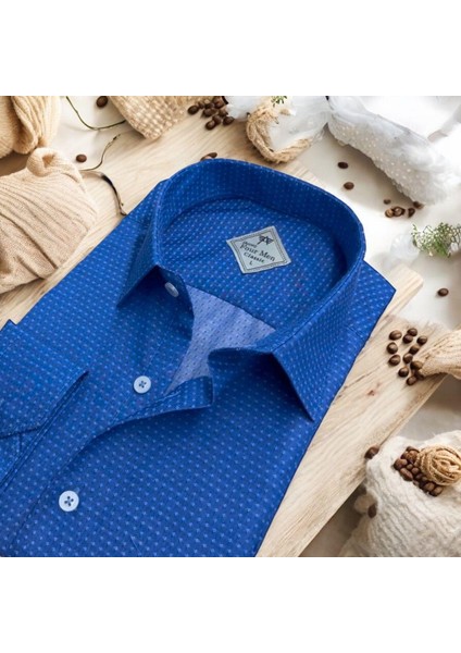 Pamuklu Oxford Uzun Kollu Unisex Gömlek (Regular Kalıp)