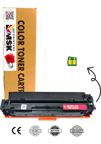 I-Sensys LBP-611CN Kırmızı Muadil Toner