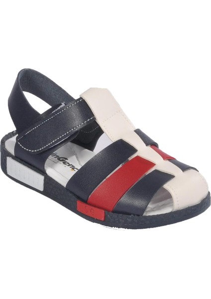 Lacivert - Beyaz Çocuk Sandalet modelleri