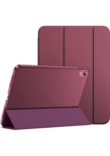 Ipad 10. Nesil 10.9 Uyumlu Kılıf Uyku Modlu Pu Deri Smart Standlı Case A2696 A2757 A2777