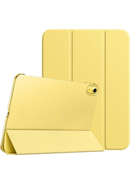 Ipad 10. Nesil 10.9 Uyumlu Kılıf Uyku Modlu Pu Deri Smart Standlı Case A2696 A2757 A2777