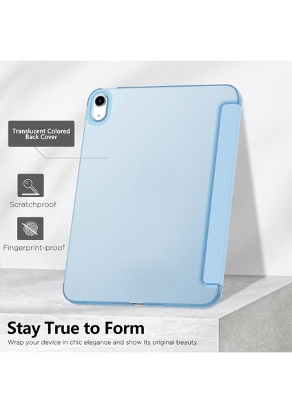 Ipad 10. Nesil 10.9 Uyumlu Kılıf Uyku Modlu Pu Deri Smart Standlı Case A2696 A2757 A2777