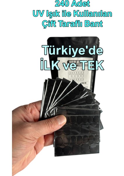 240 Adet Uv Işıkla Kullanılan Pro Takma Tırnak Yapıştırıcısı. Kolay Kullanım, Dayanıklı ve Pratik
